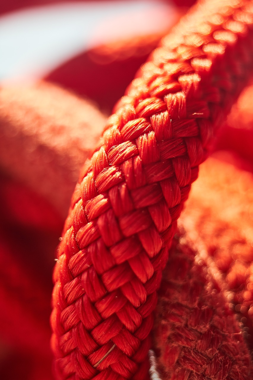 rope  texture  red free photo