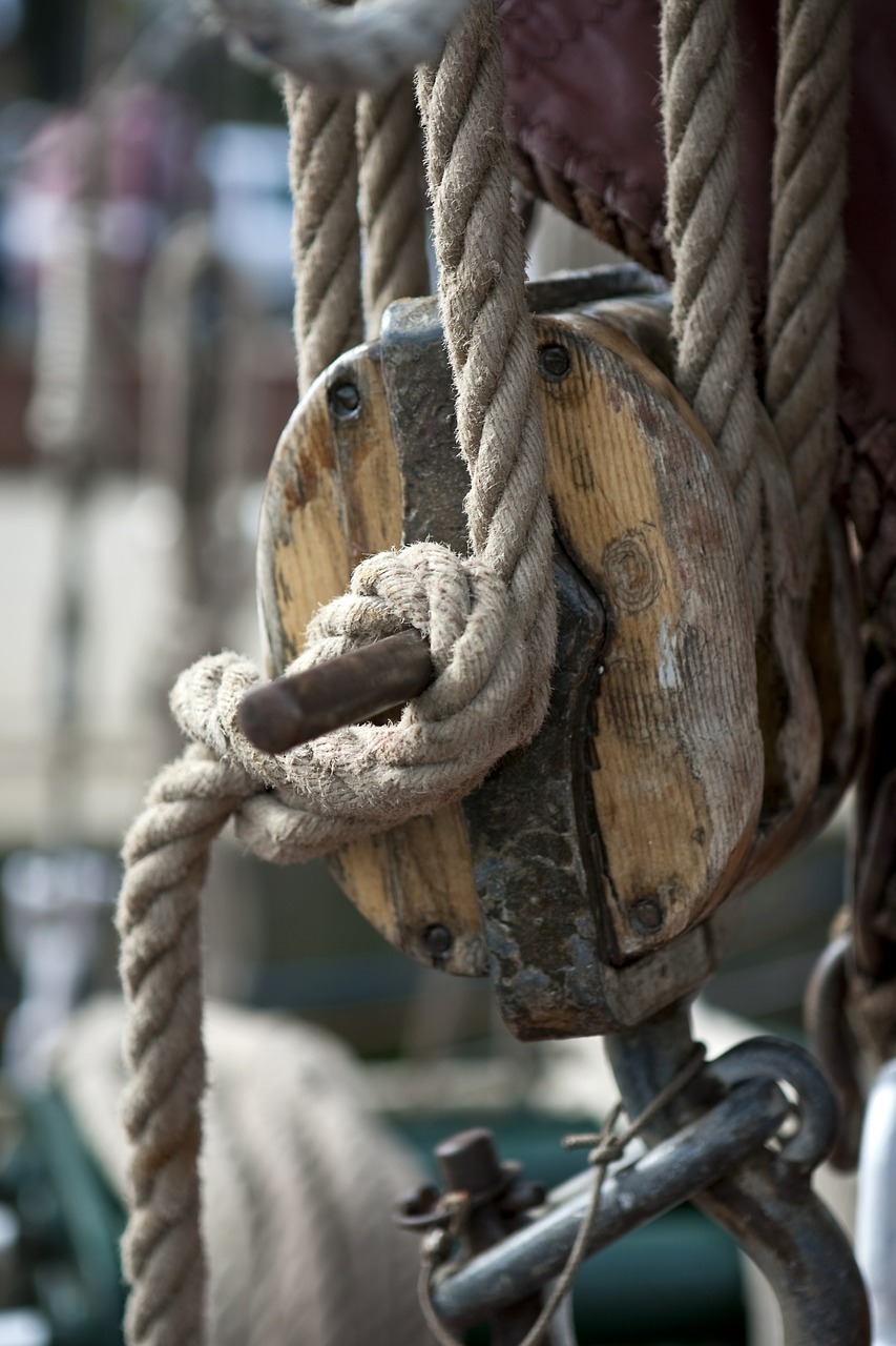 rope knot sailing free photo