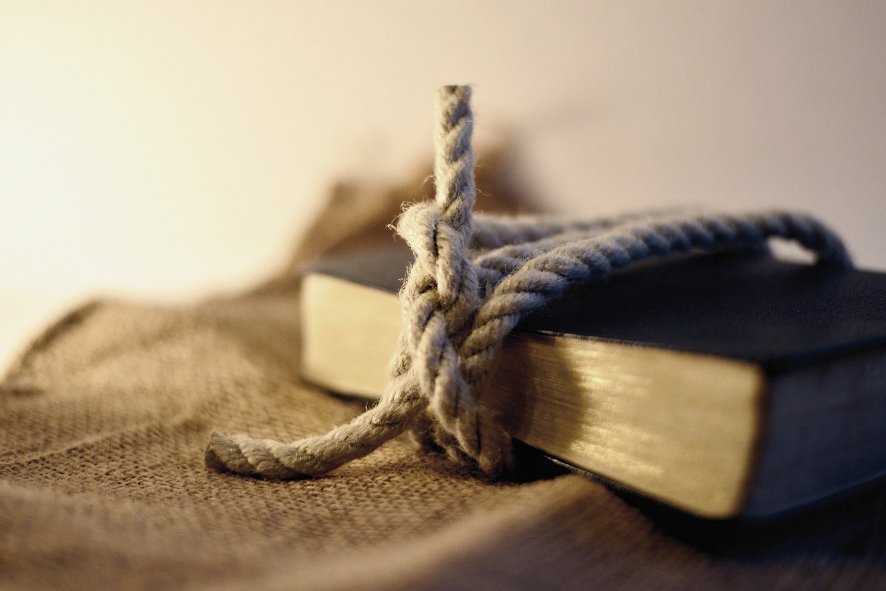 rope  knot  book free photo