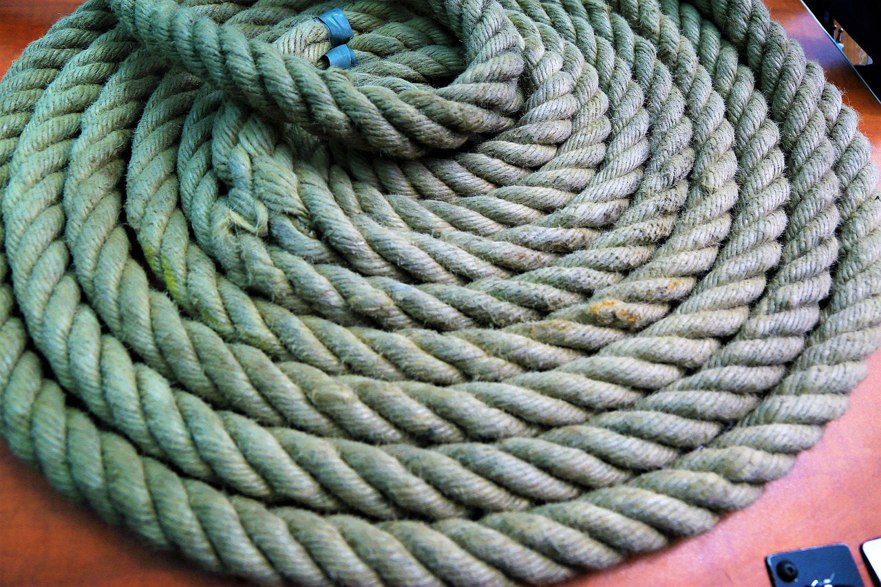 rope  ship  water free photo