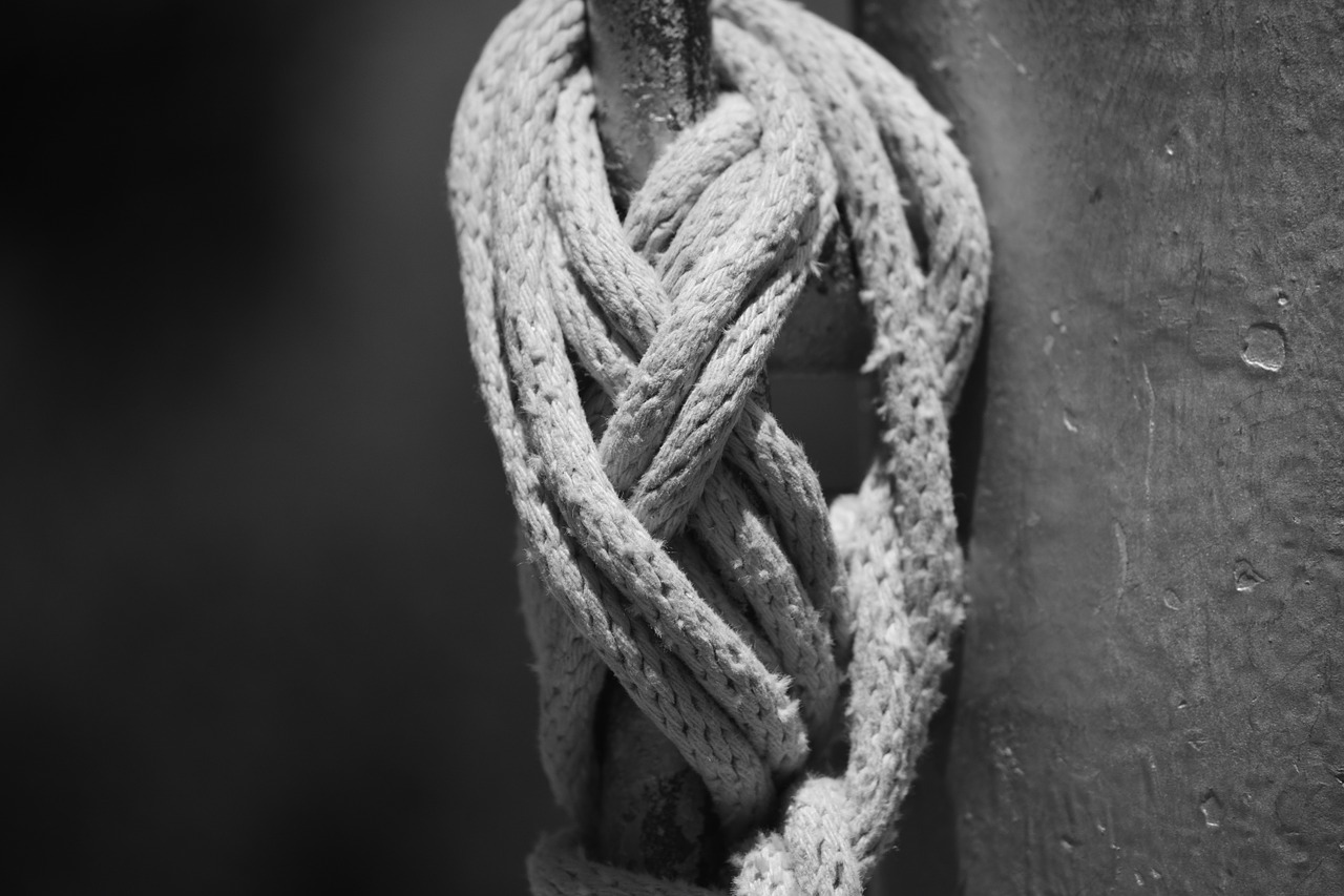 rope knot flag free photo
