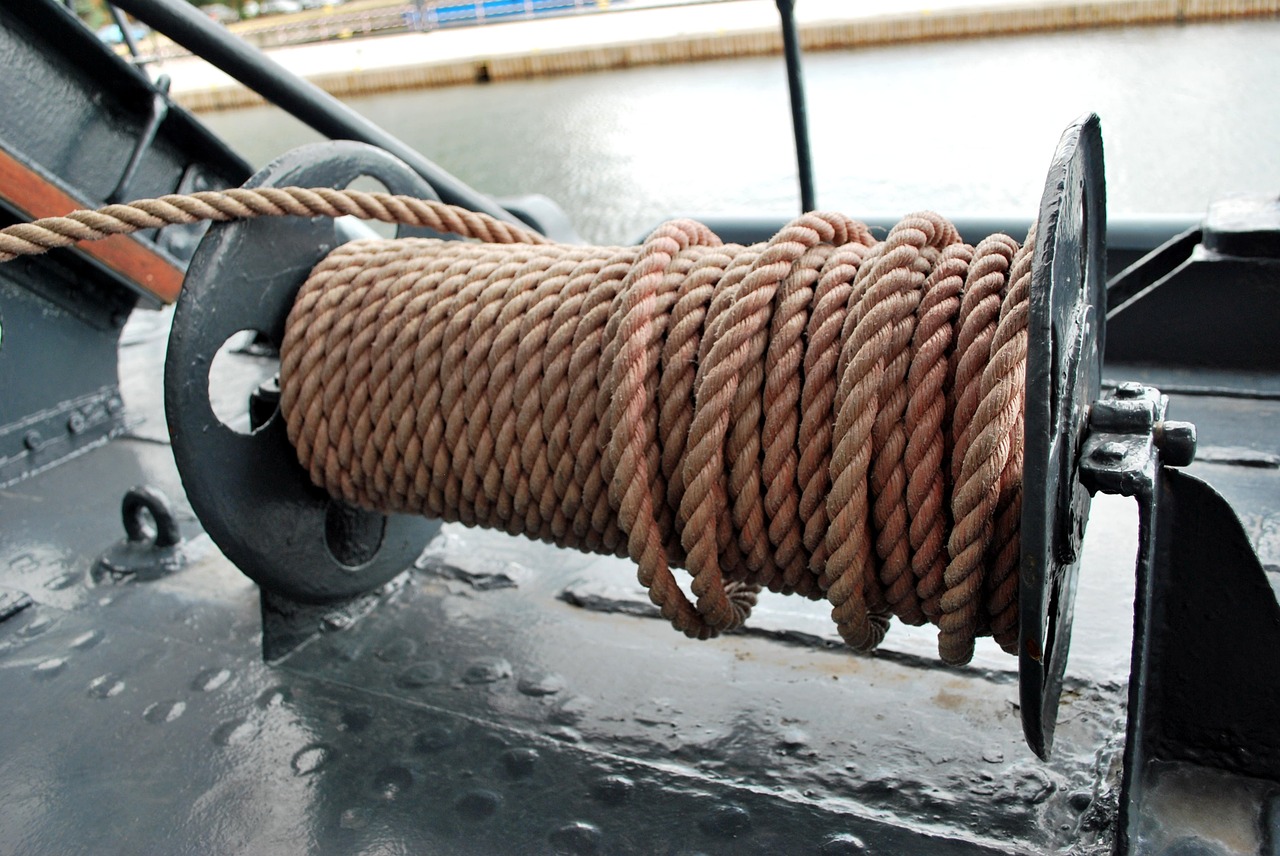 rope reel ship free photo