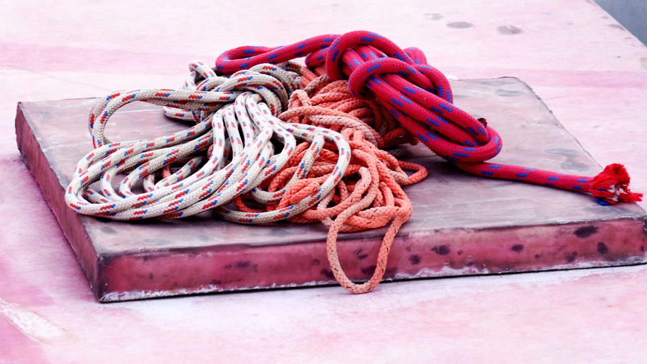 ropes knot fishing ropes free photo