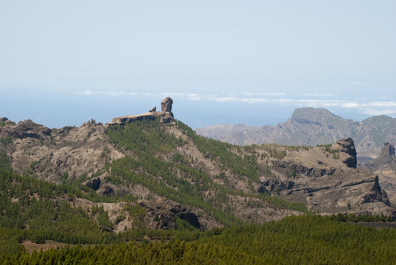 roque i nublo gran canaria canary islands free photo