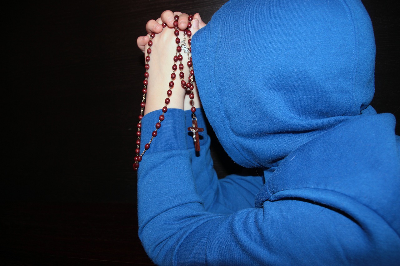 rosary prayer religion free photo