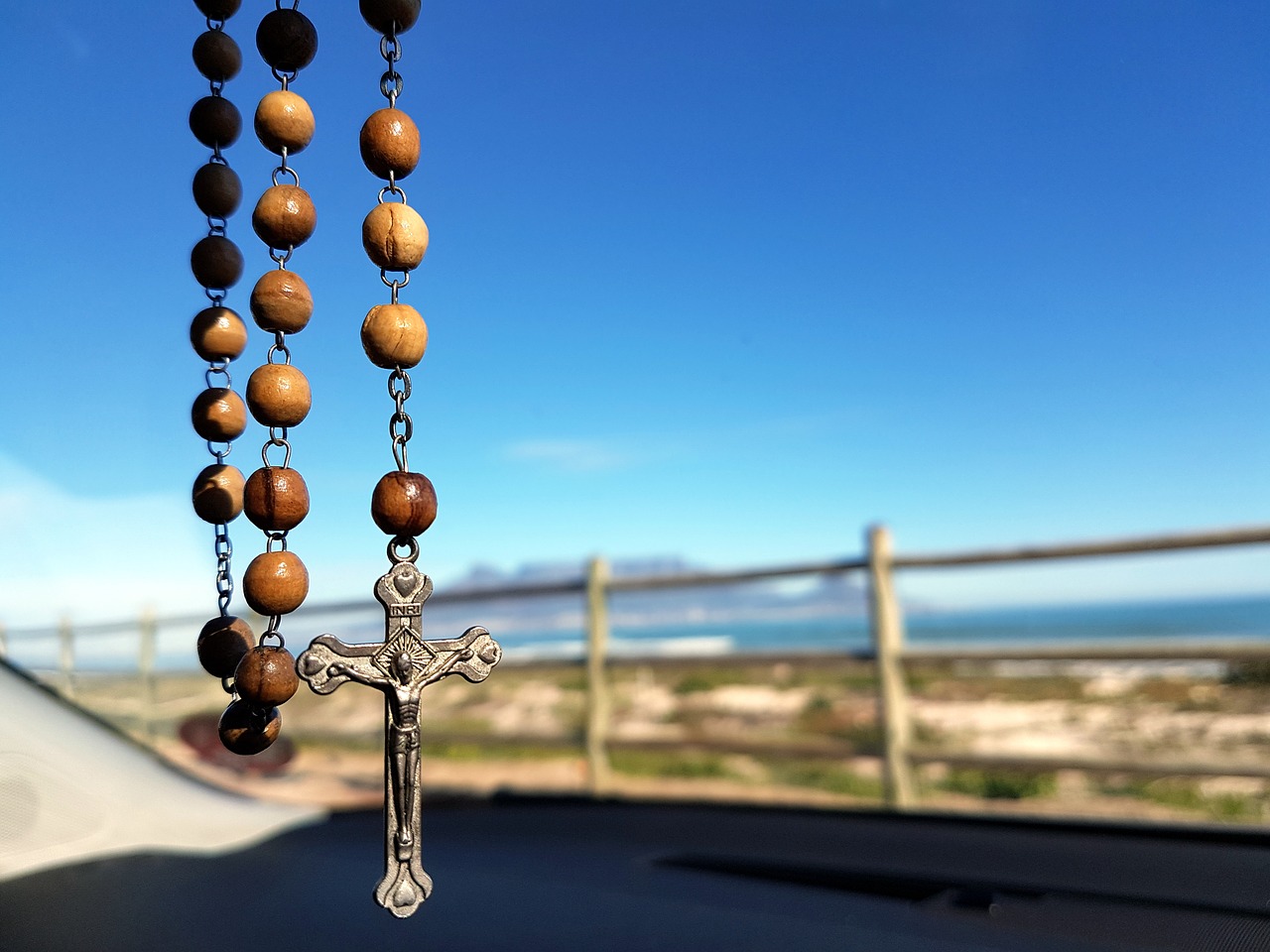 rosary table mountain catholic free photo