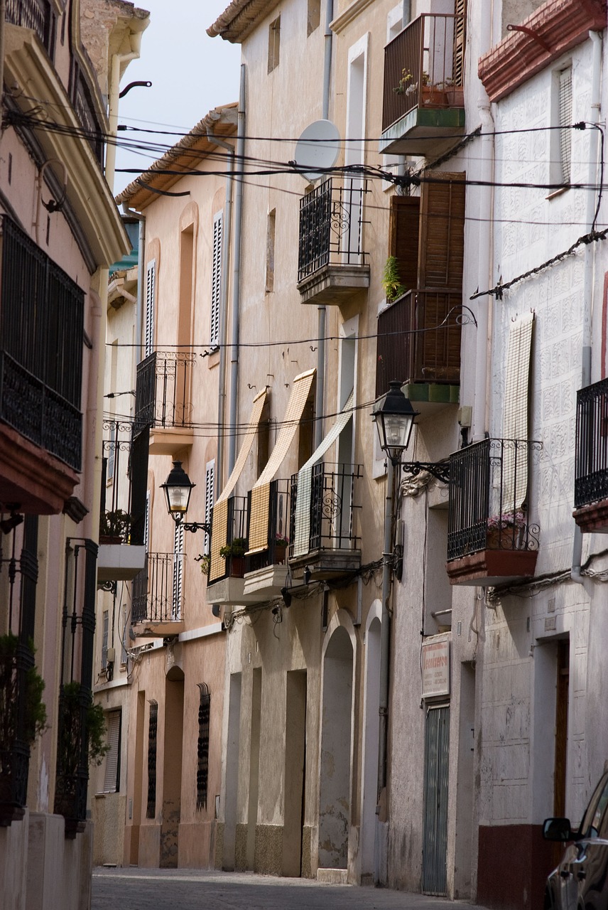 spain houses street free photo