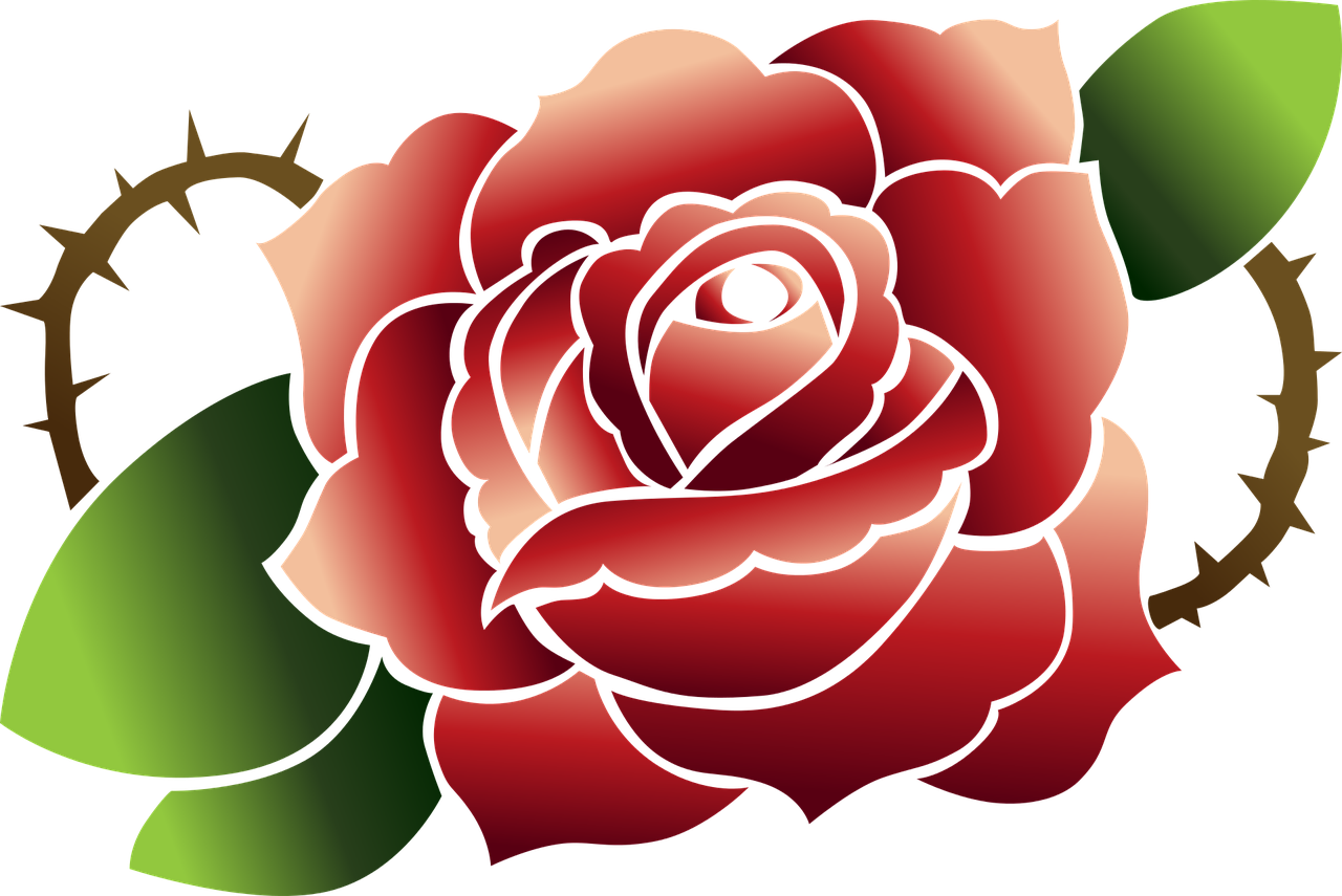 rose red tattoo free photo