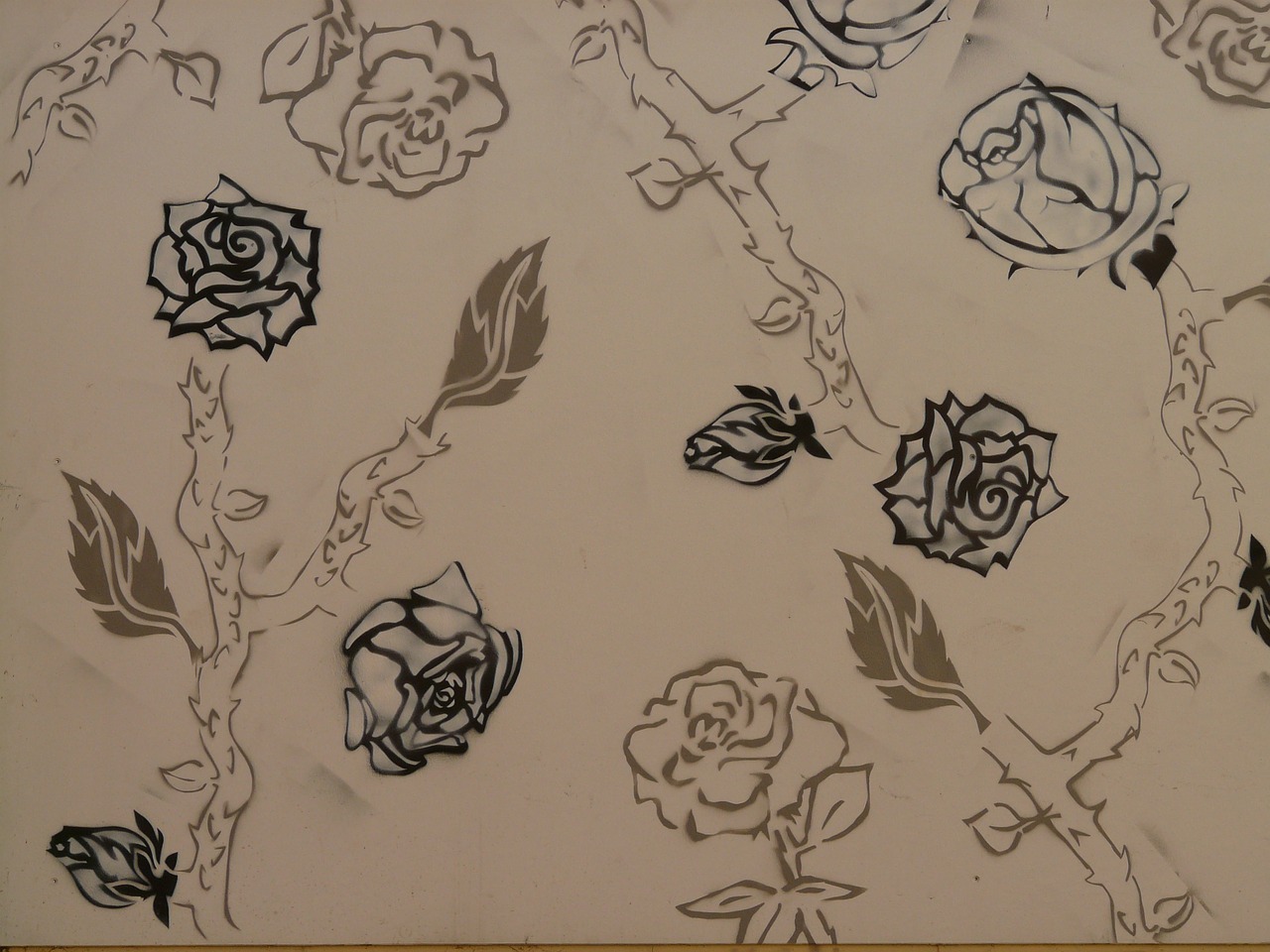 rose drawing image free photo
