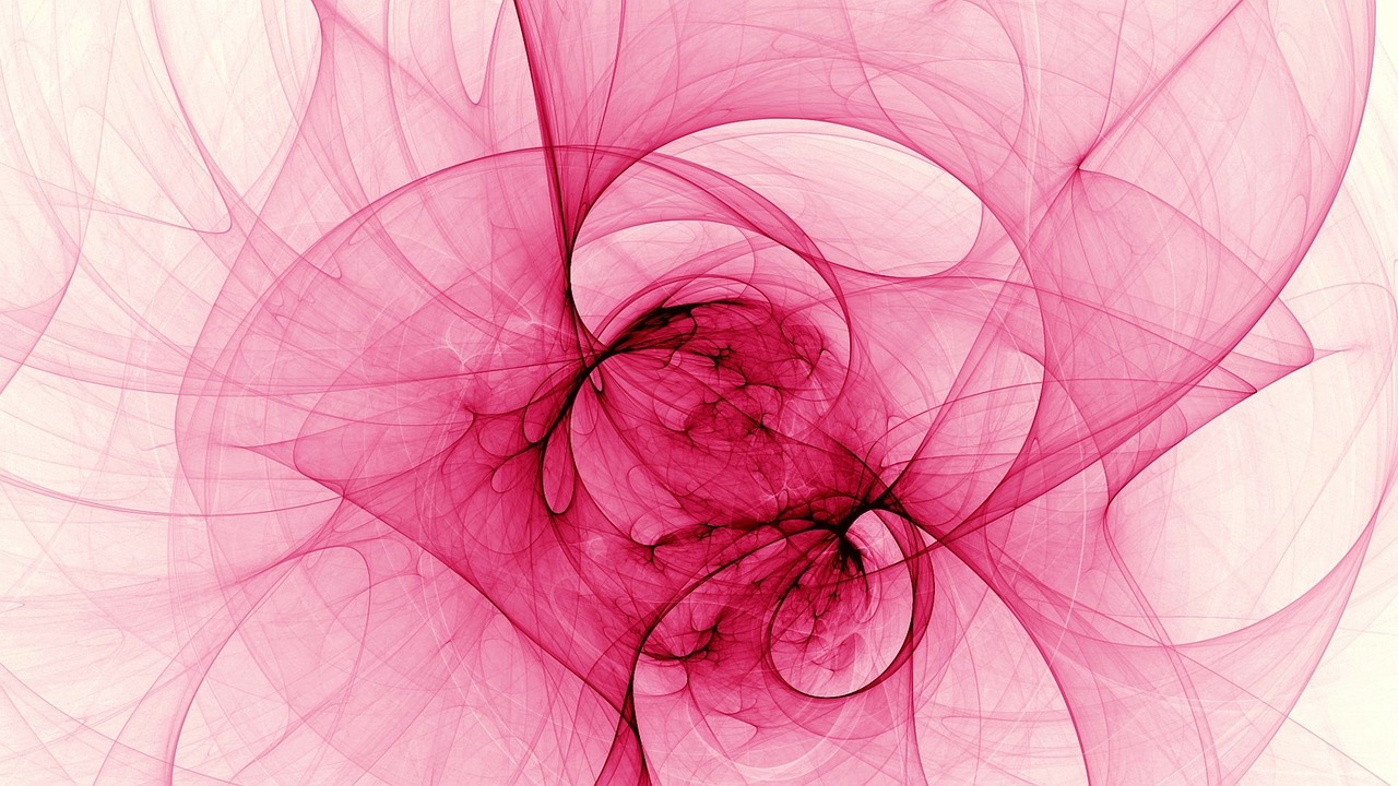 rose fractal background pink free photo