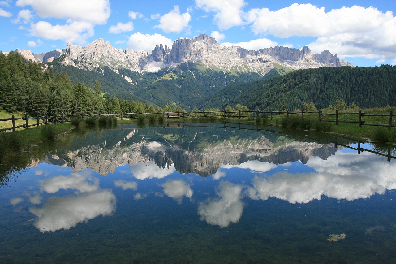 rose garden dolomites south tyrol free photo