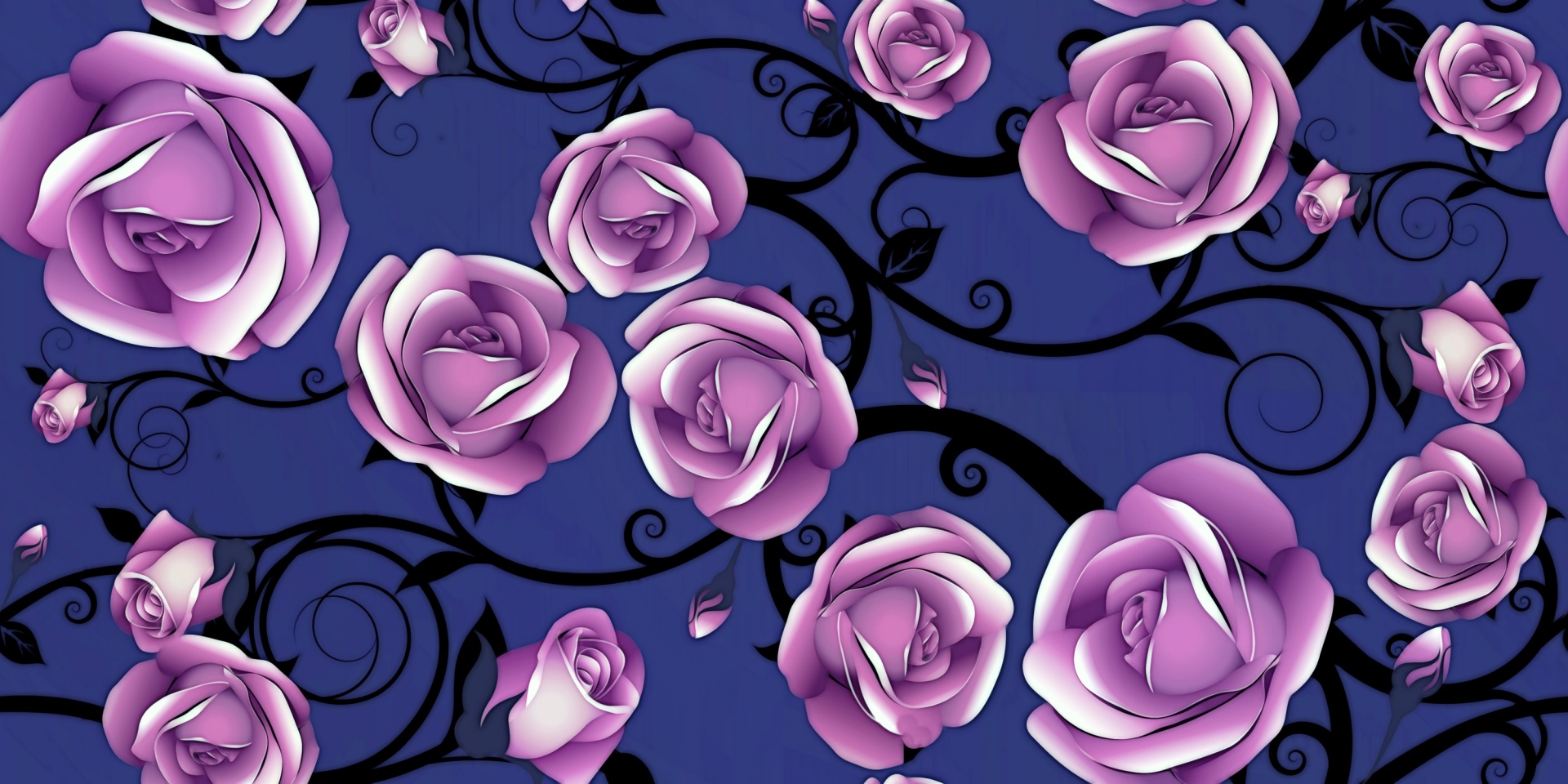 rose floral pattern free photo