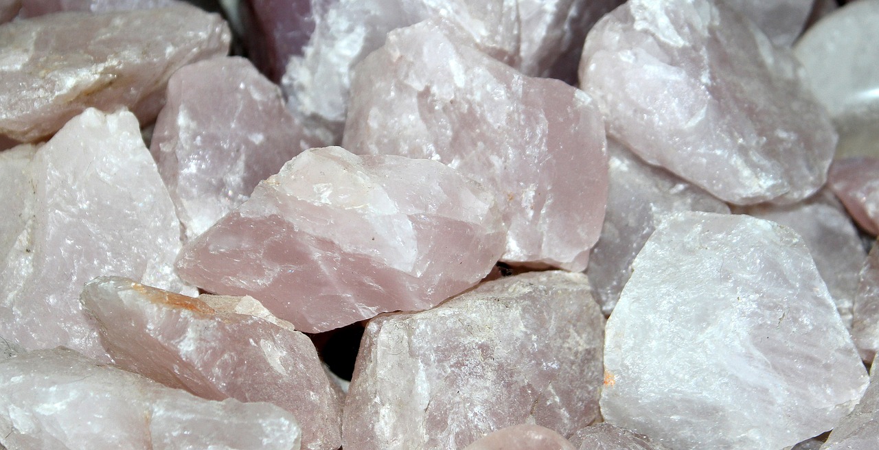 rose quartz pink quartz free photo