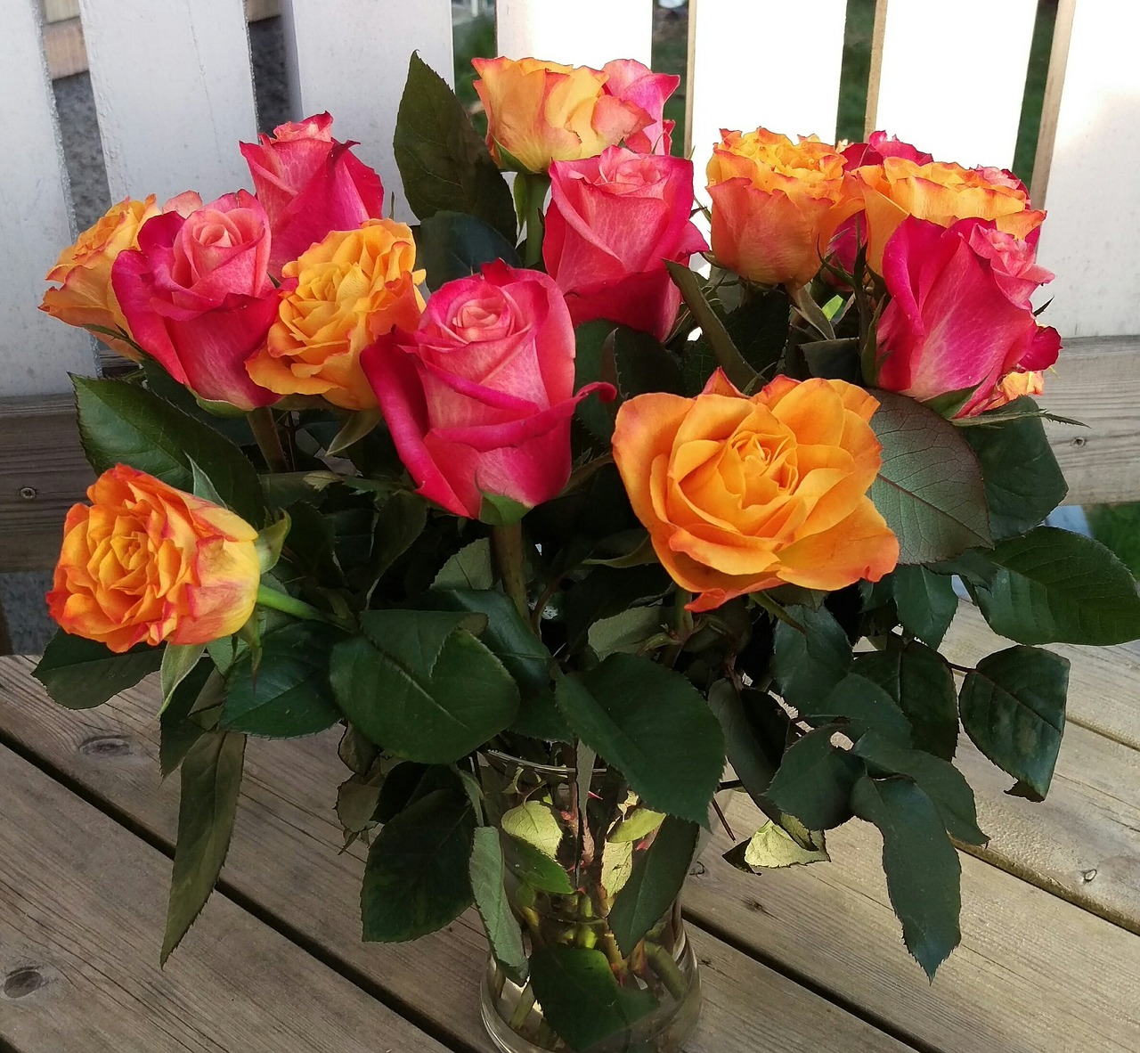 roses flowers bouquet free photo