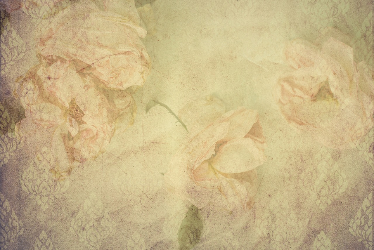 roses vintage handwritten free photo