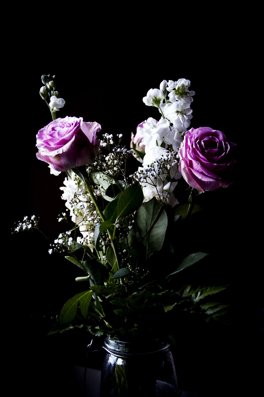 roses flowers bouquet free photo