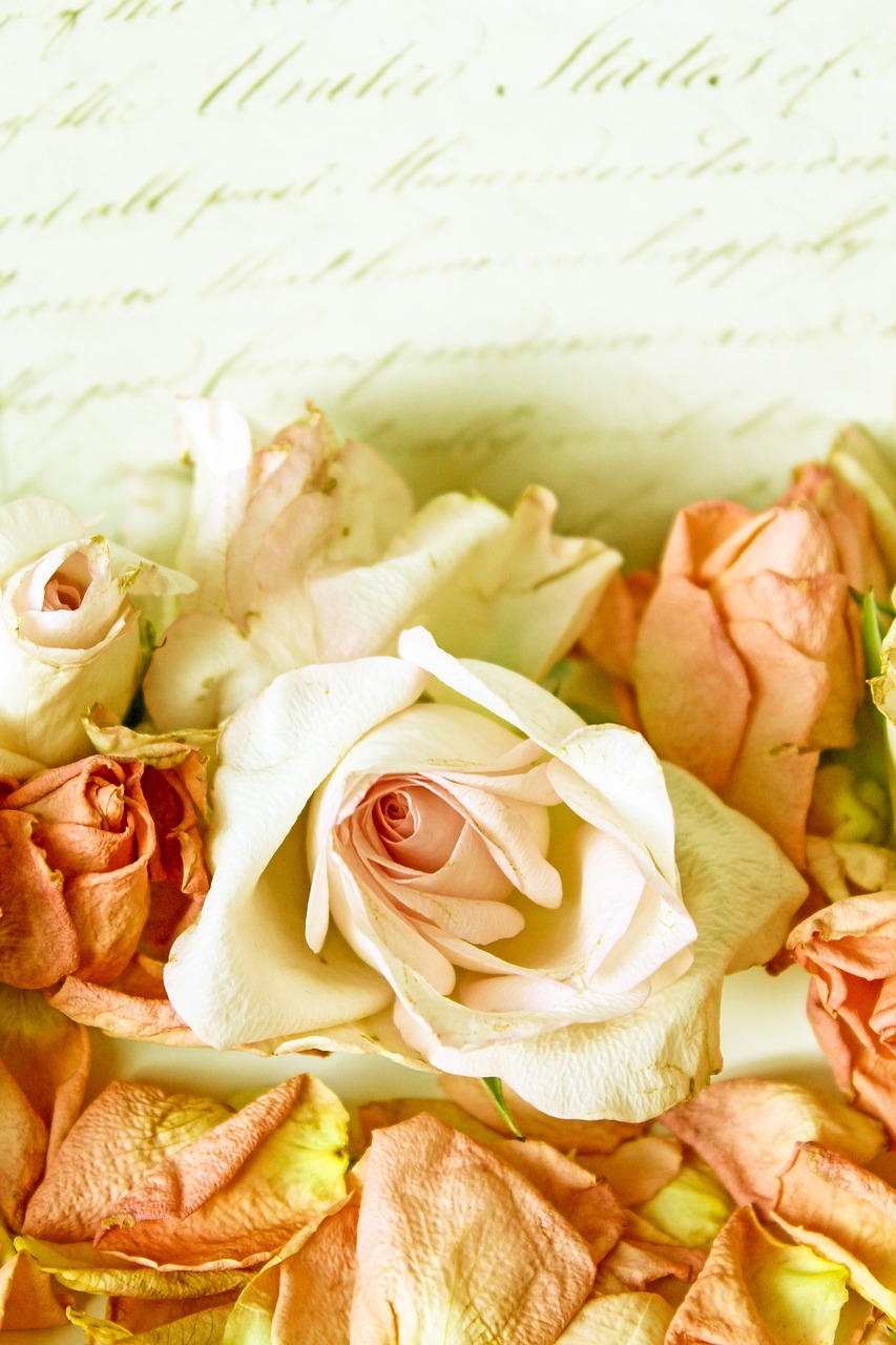 roses vintage playful free photo