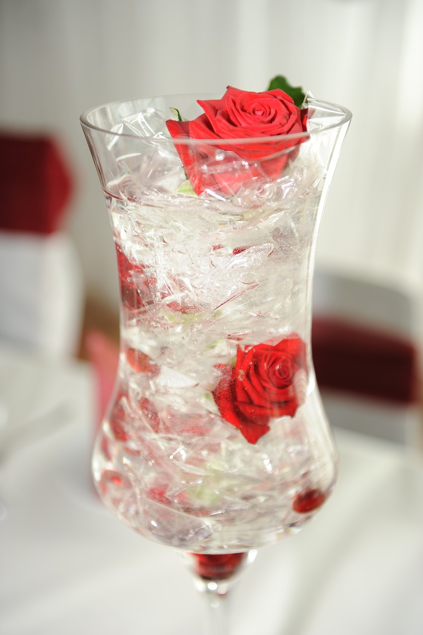 roses deco wedding free photo