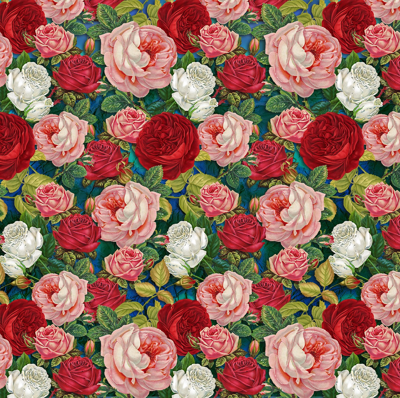 roses  repeat  floral free photo