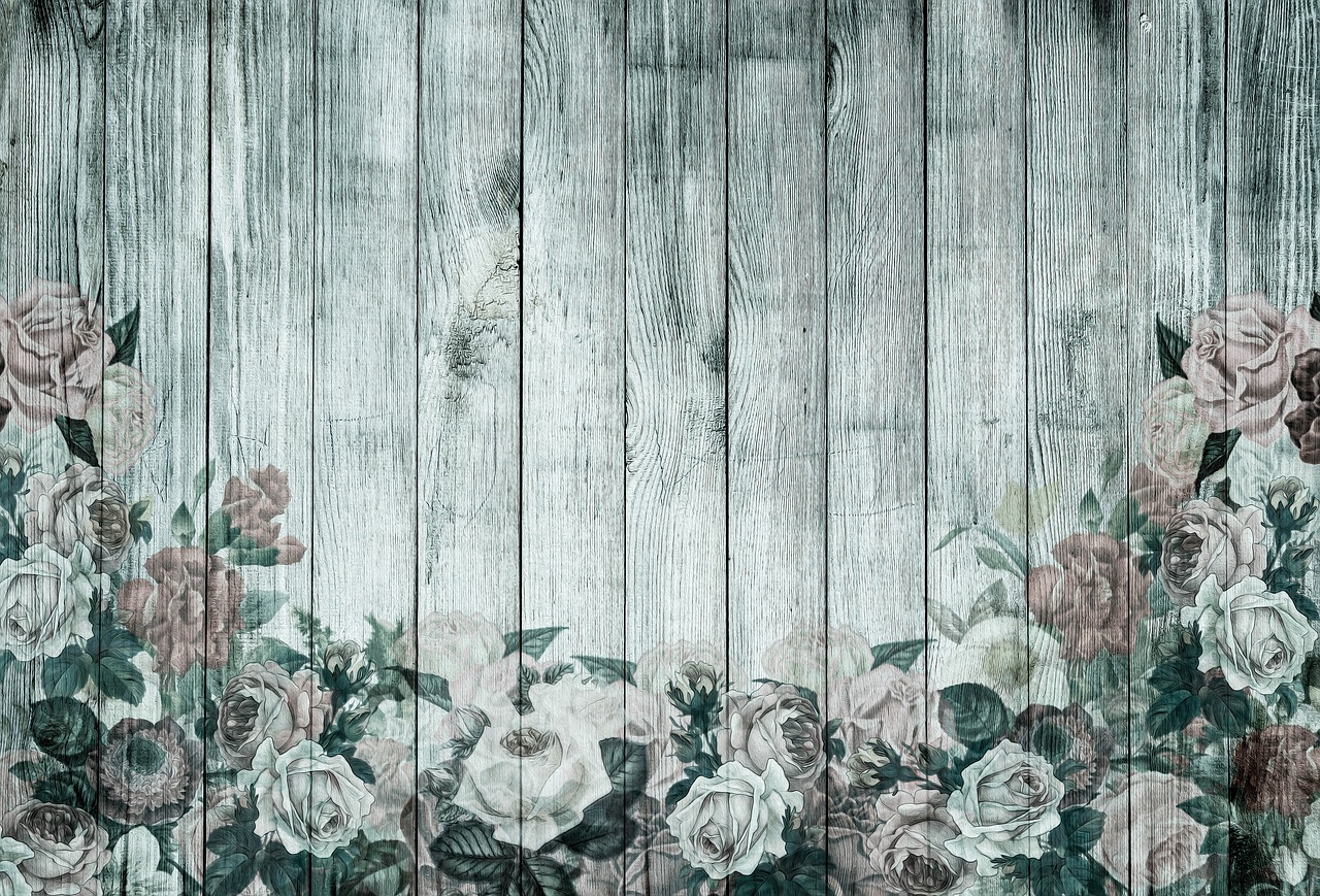 roses on wooden wall playful roses free photo