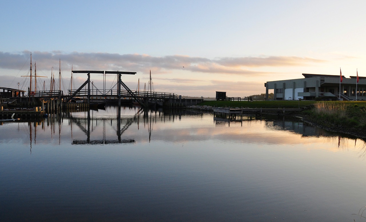 roskilde netherlands sunset free photo