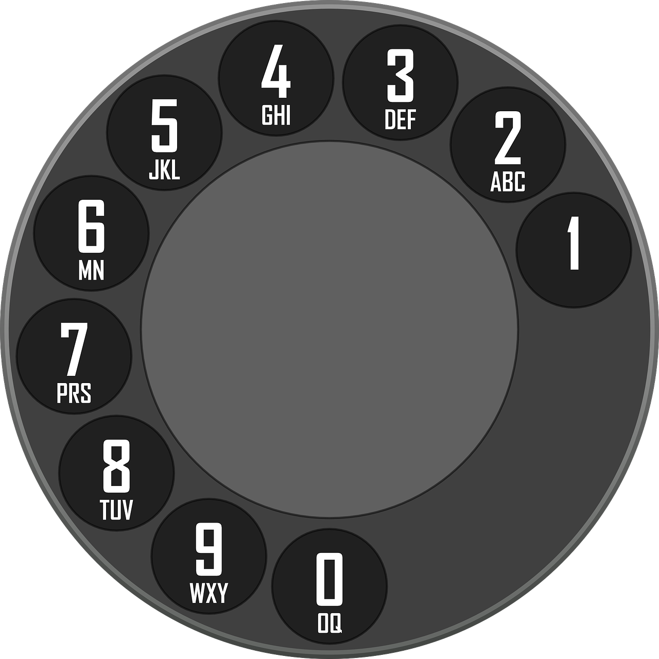 rotary dial dialer free photo