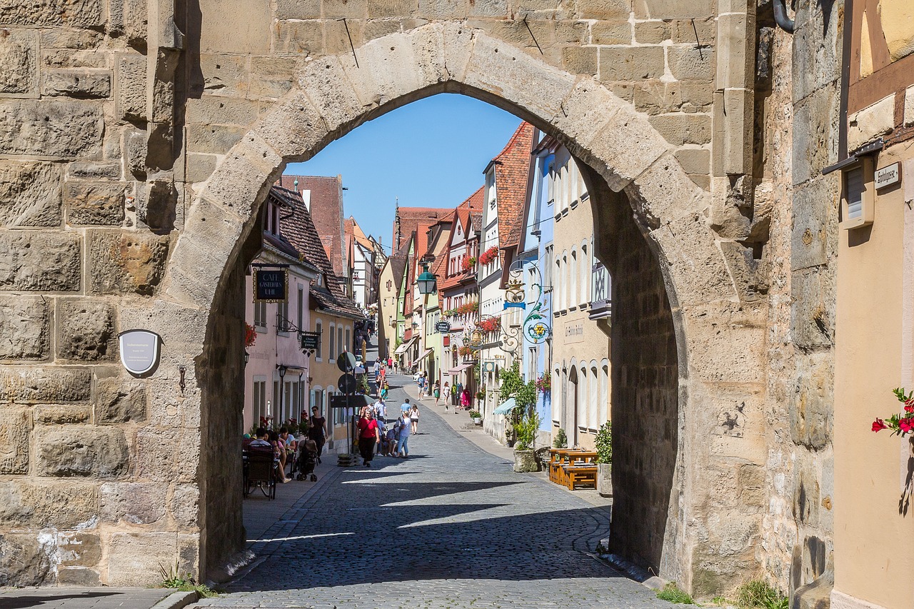 rothenburg of the deaf sieberstor middle ages free photo