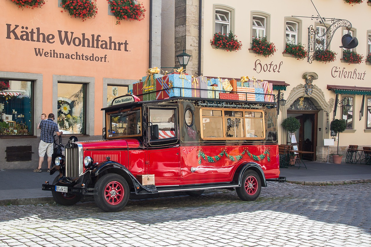 rothenburg of the deaf oldtimer christmas market free photo