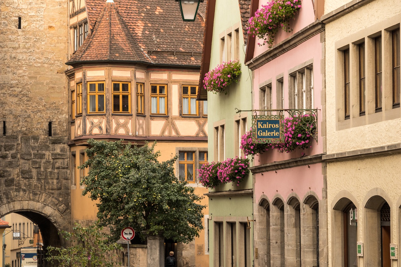 rothenburg of the deaf old town middle ages free photo