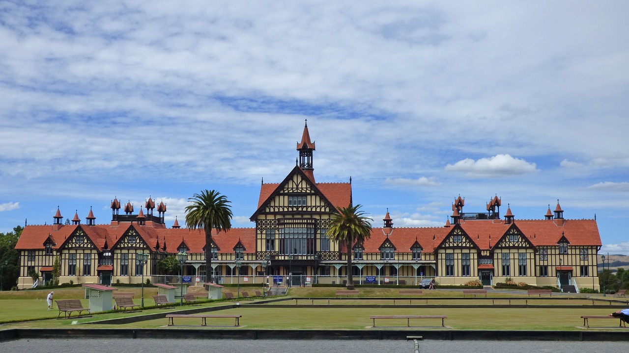 rotorua new zealand landmark free photo