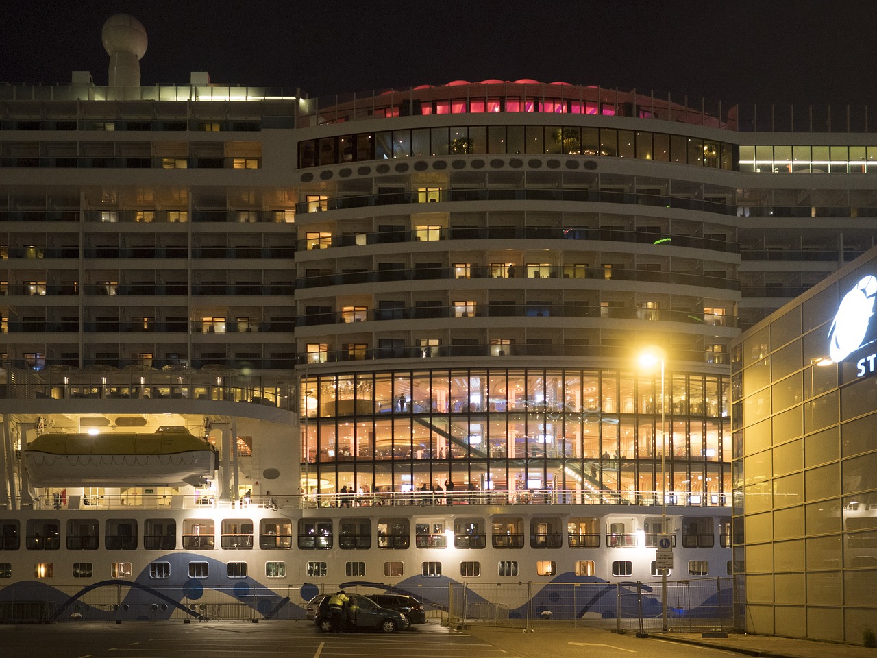 rotterdam cruise ship aida free photo