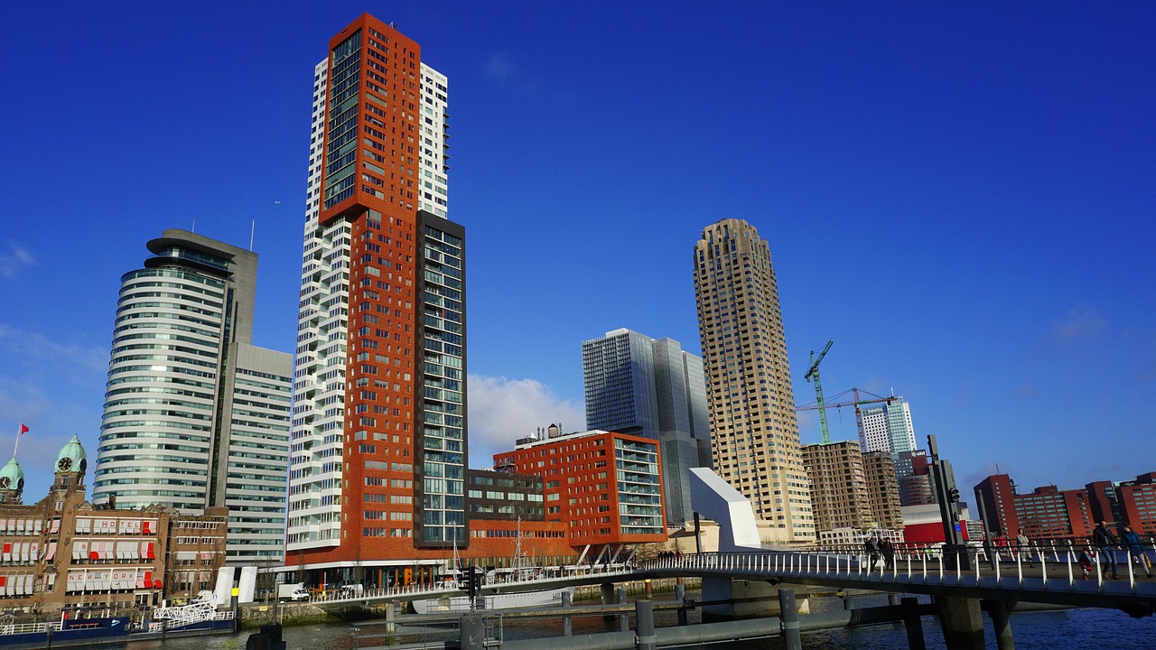 rotterdam architecture tower free photo