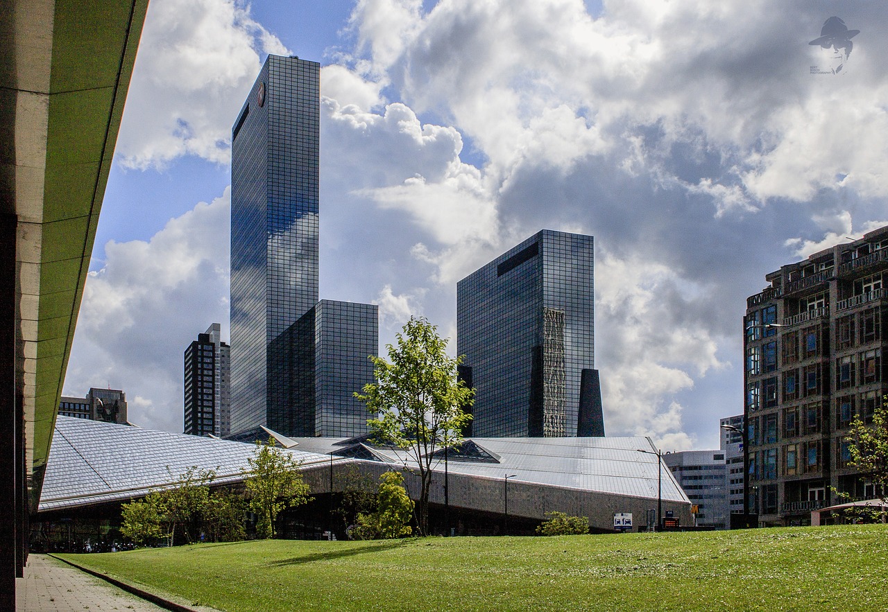 rotterdam nationale nederlanden street scenes free photo