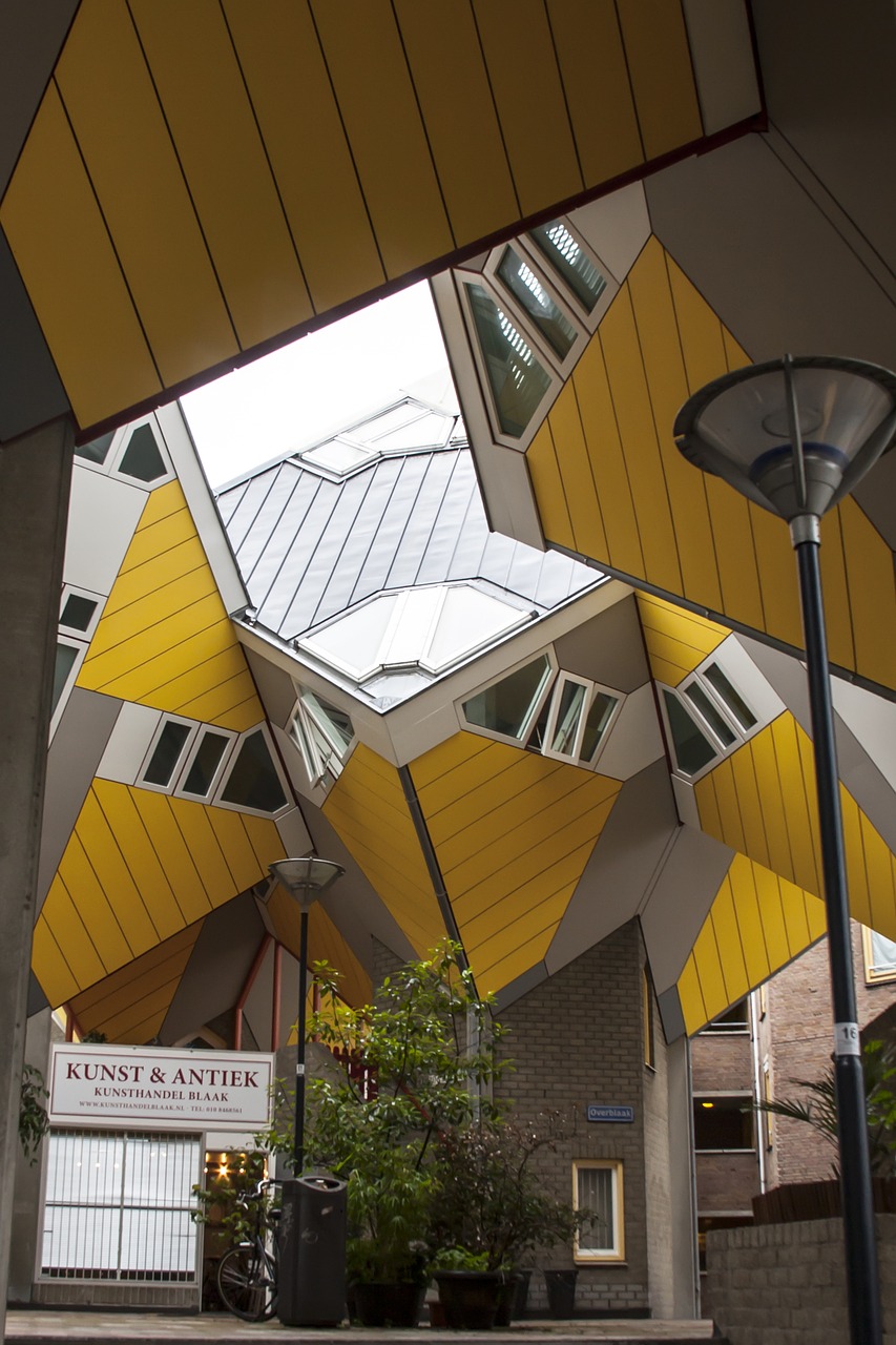 rotterdam netherlands cube houses free photo