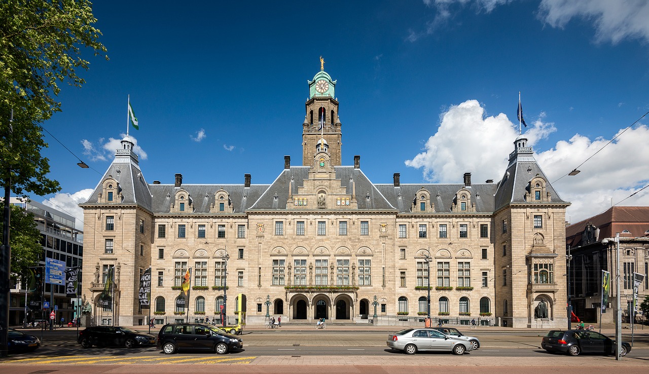 rotterdam  town hall  coolsingel free photo