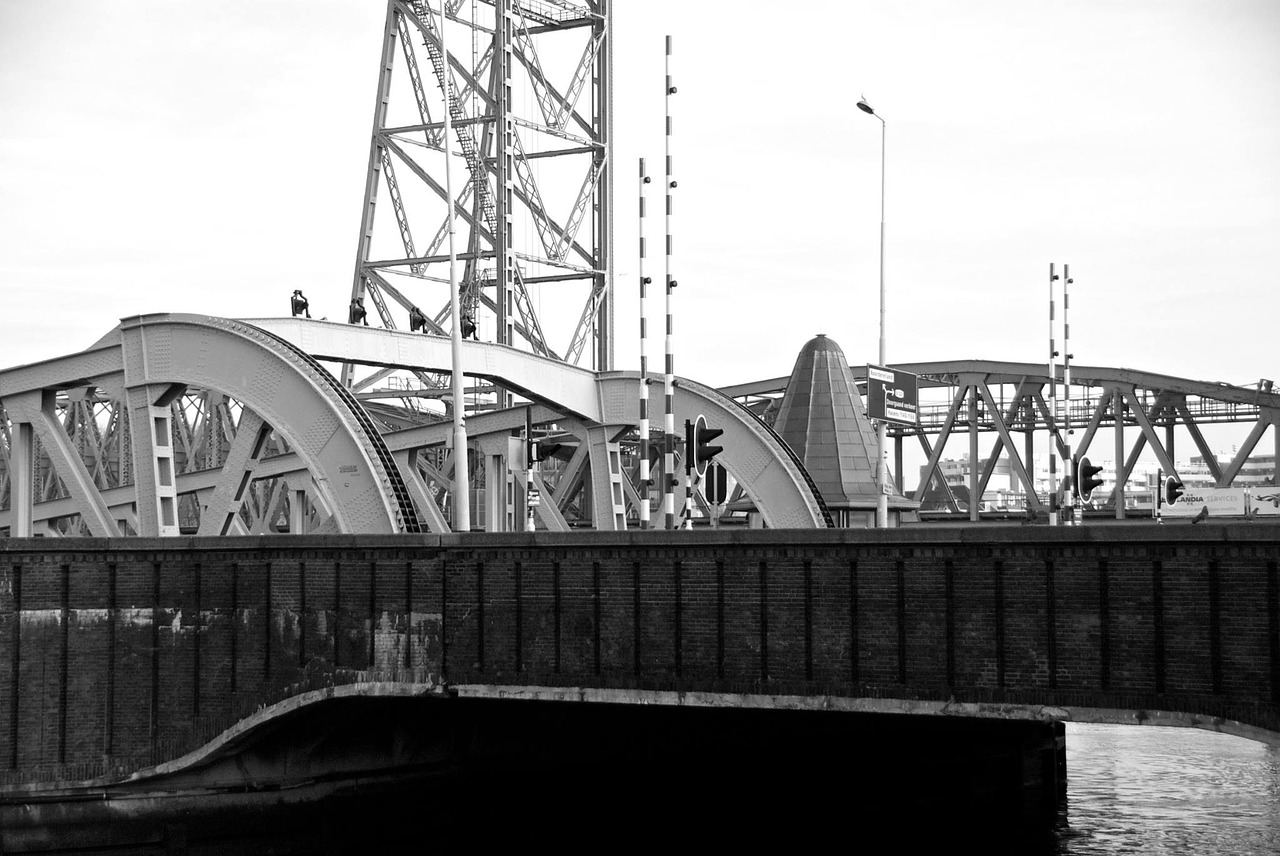 rotterdam willem bridge architecture free photo