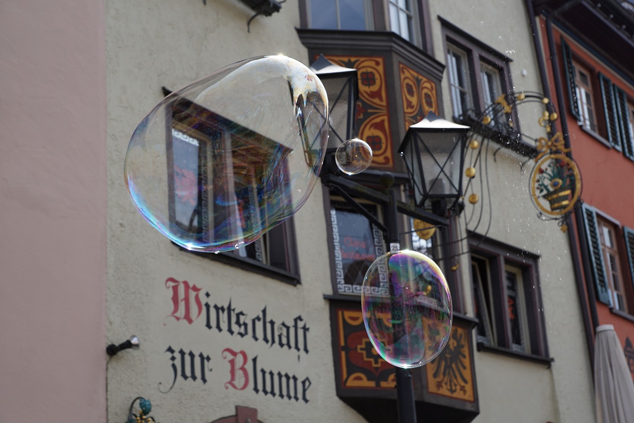 rottweil soap bubbles facade free photo