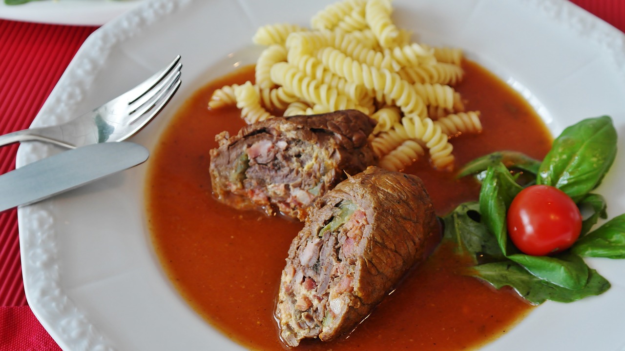 roulades beef roulades meat rolls free photo