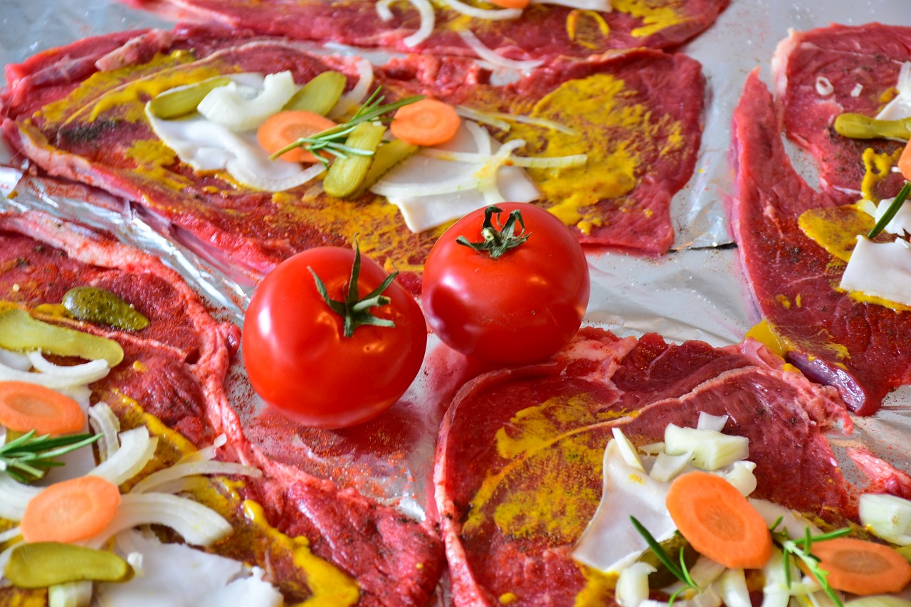 roulades  beef roulades  raw free photo