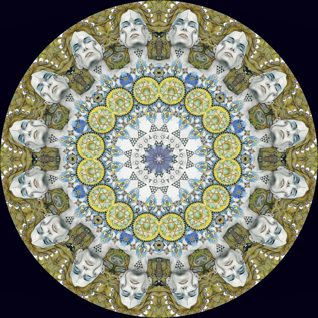 round symmetry pattern free photo