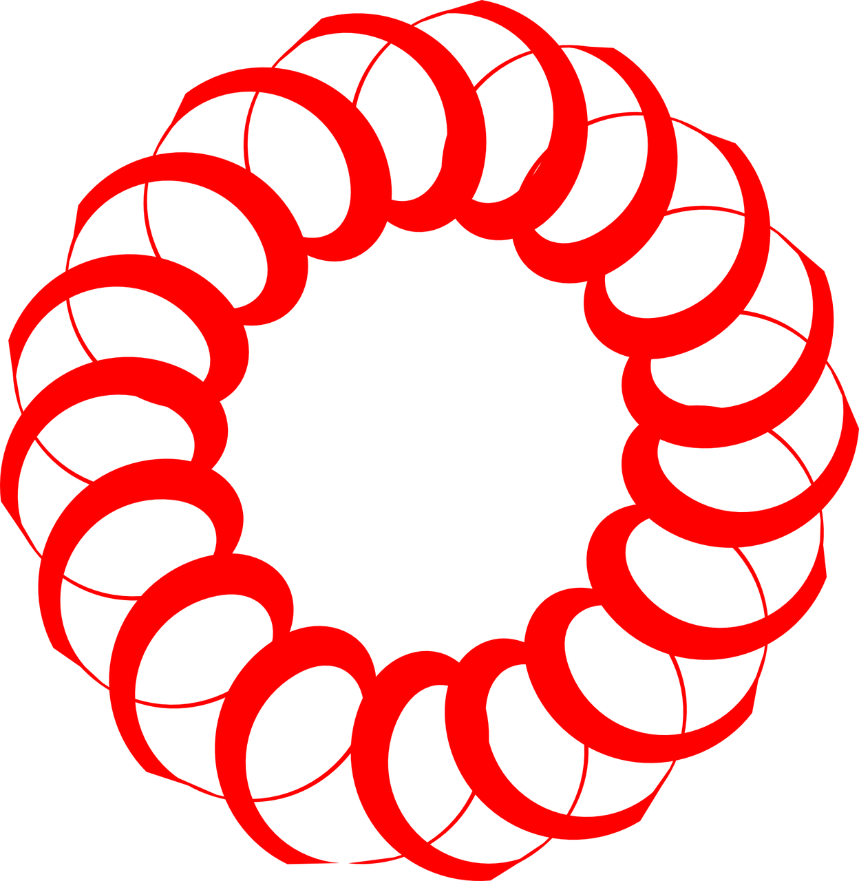 round curl red free photo