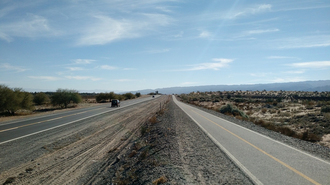 route desert asphalt free photo