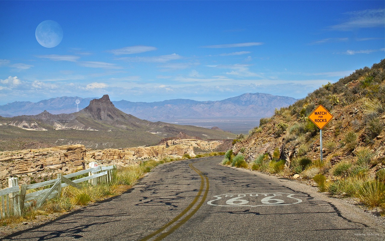 route 66 arizona sign free photo