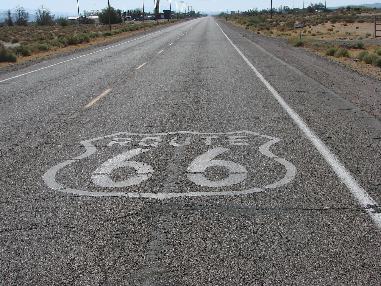 route 66 road usa free photo