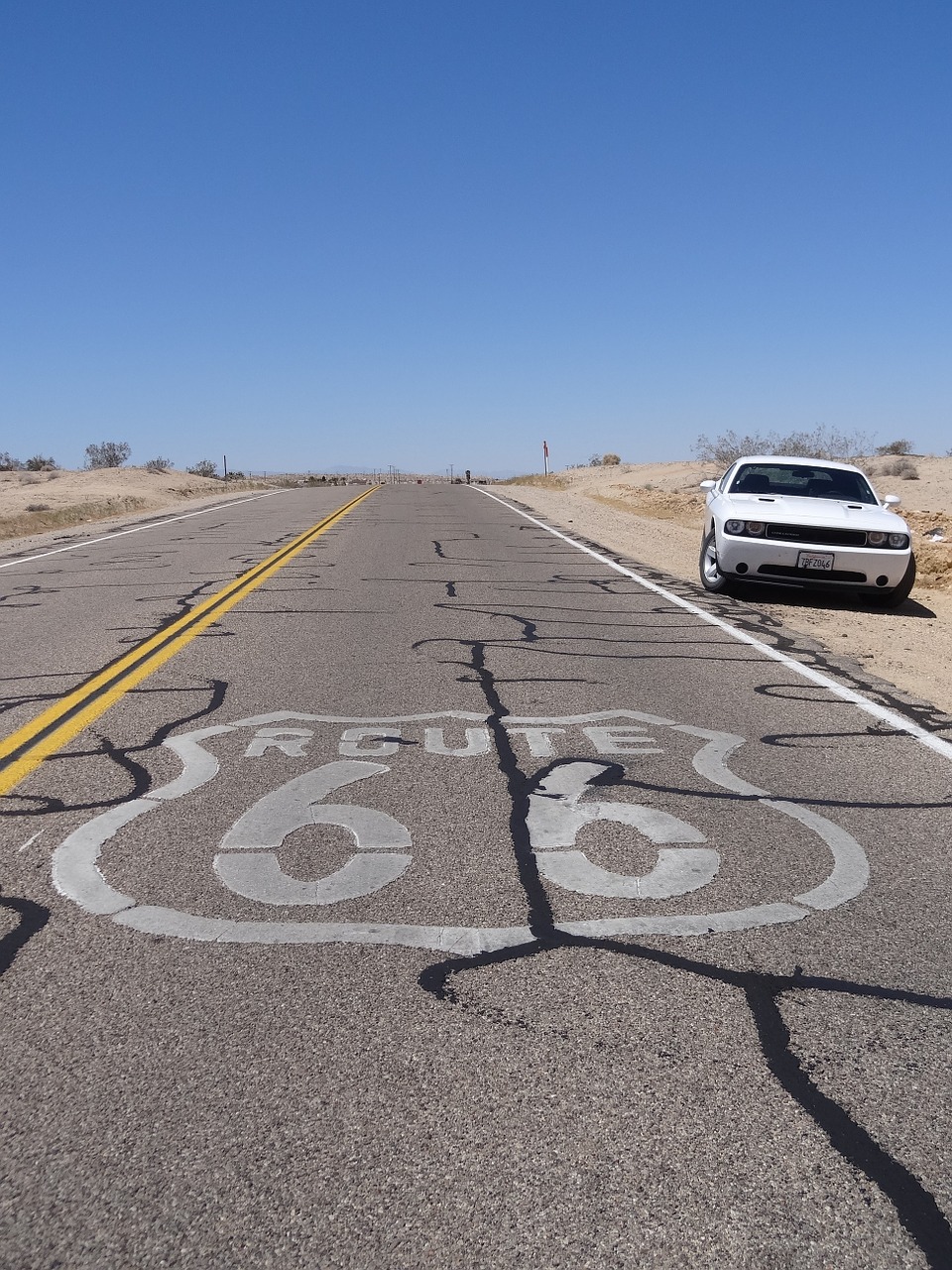 route 66 car road free photo