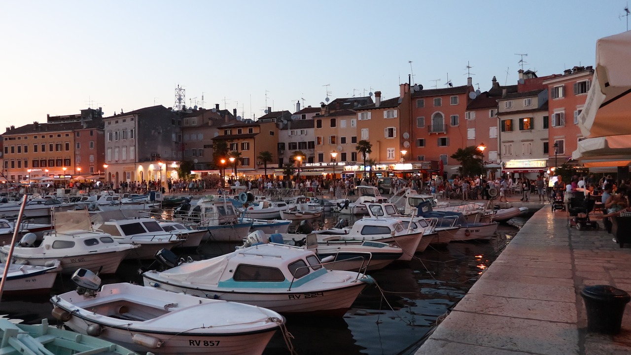 rovinj croatia port free photo