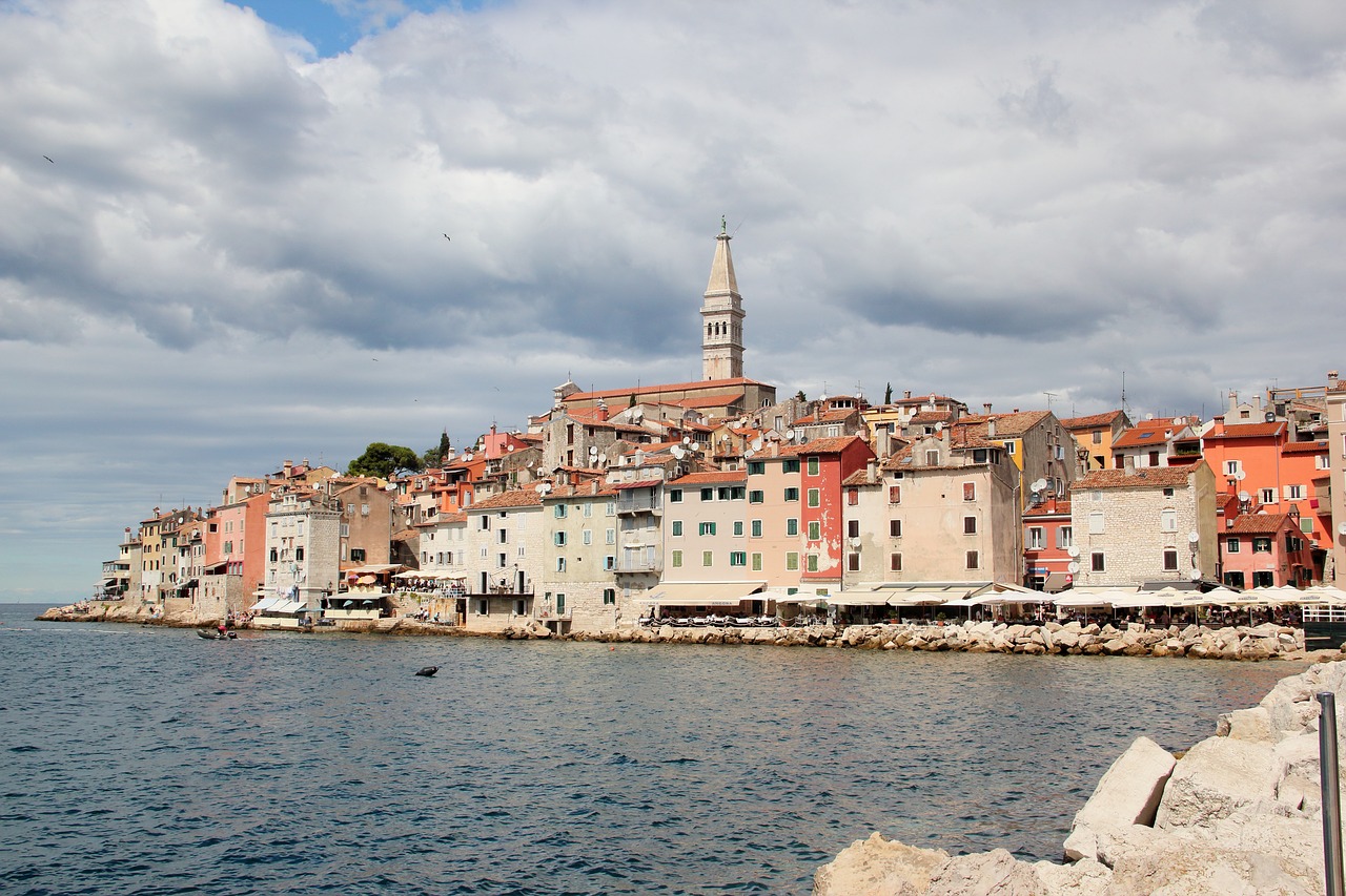 rovinj city view croatia free photo