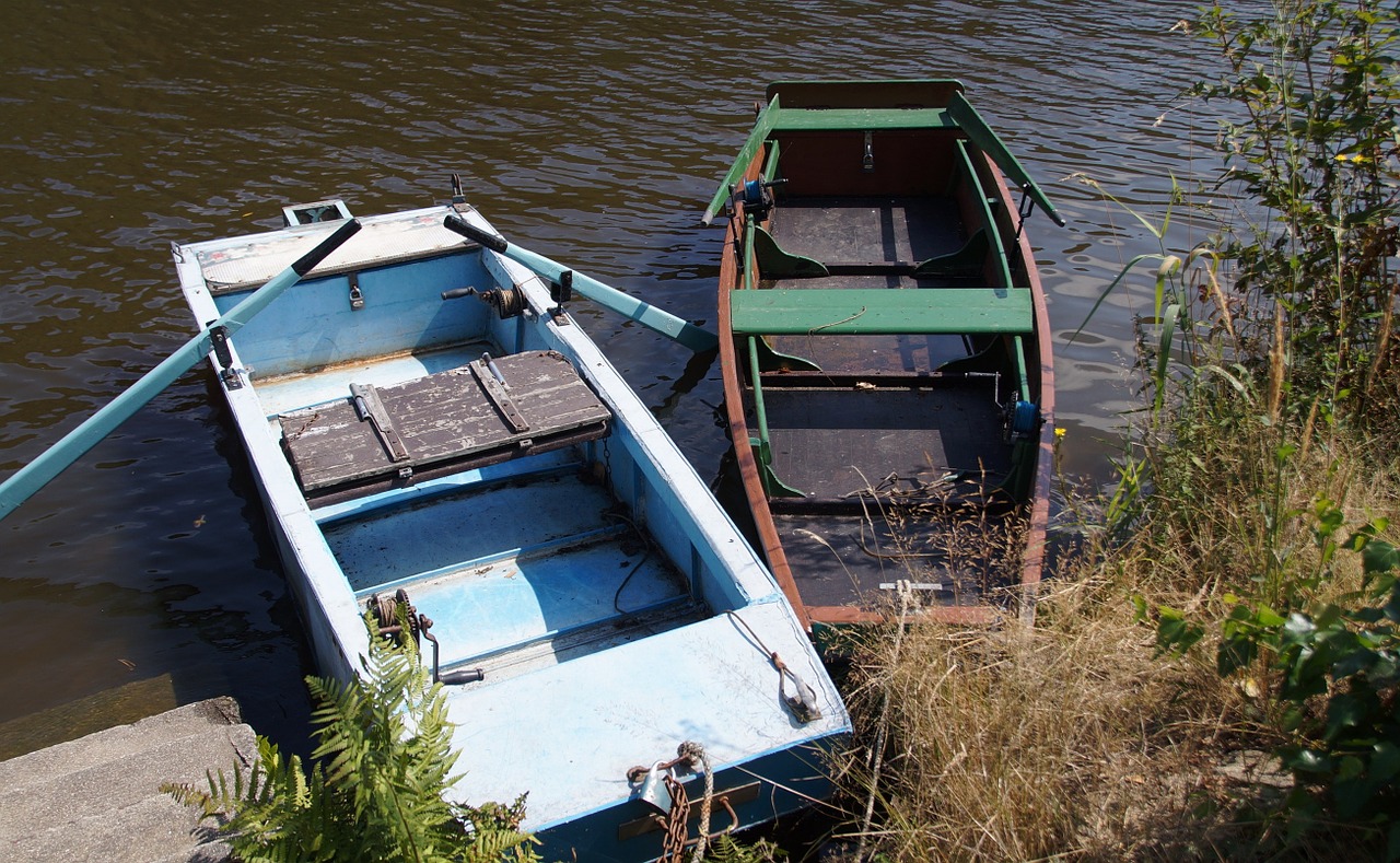 rowboat barge punts free photo