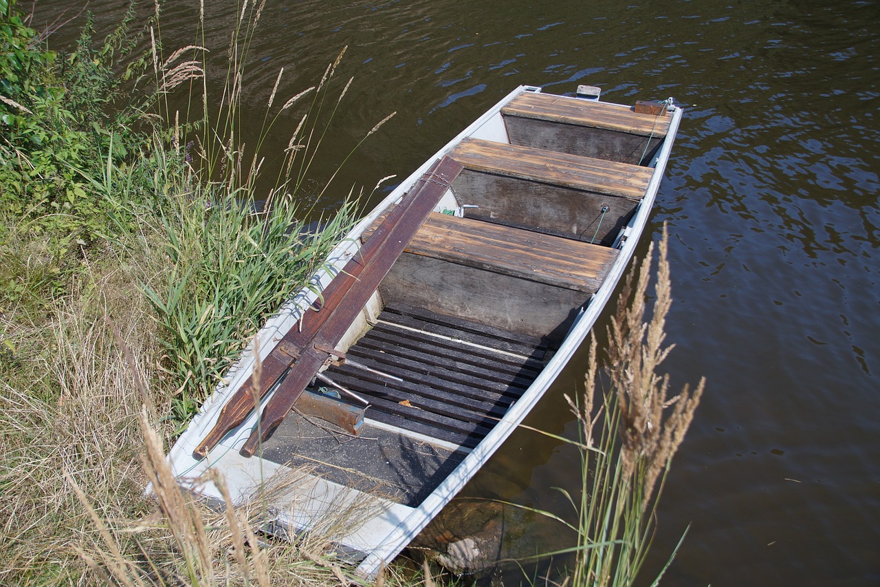 rowboat barge punts free photo