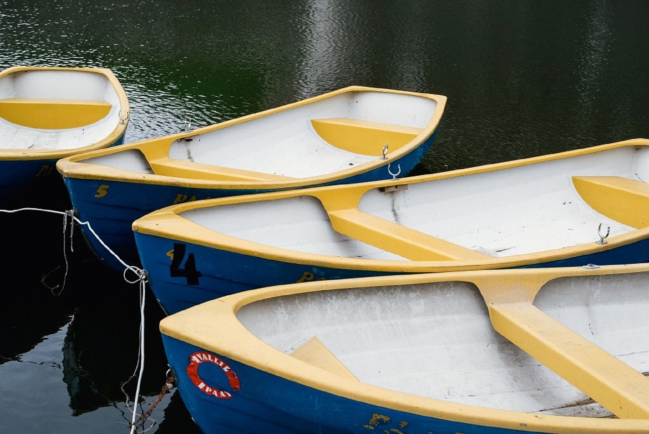 rowboats water dock free photo